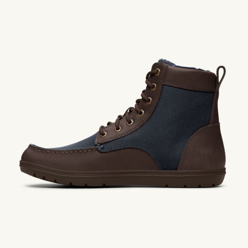 Lems Boulder Boot Nylon Miesten Saappaat Ruskea Laivastonsininen | FITCGIHW